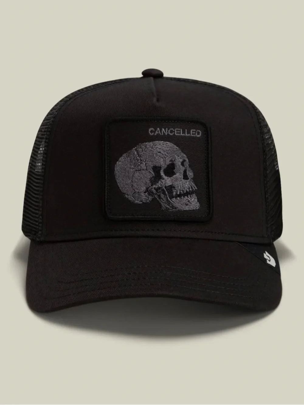 Goorin Bros. “TONAL SKULL “ CANCELED Trucker Hat. Mesh SnapBack. NWT